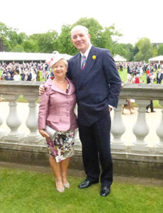 Aidan Campbell at Buckingham Palace