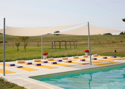 French Retreat yoga pool